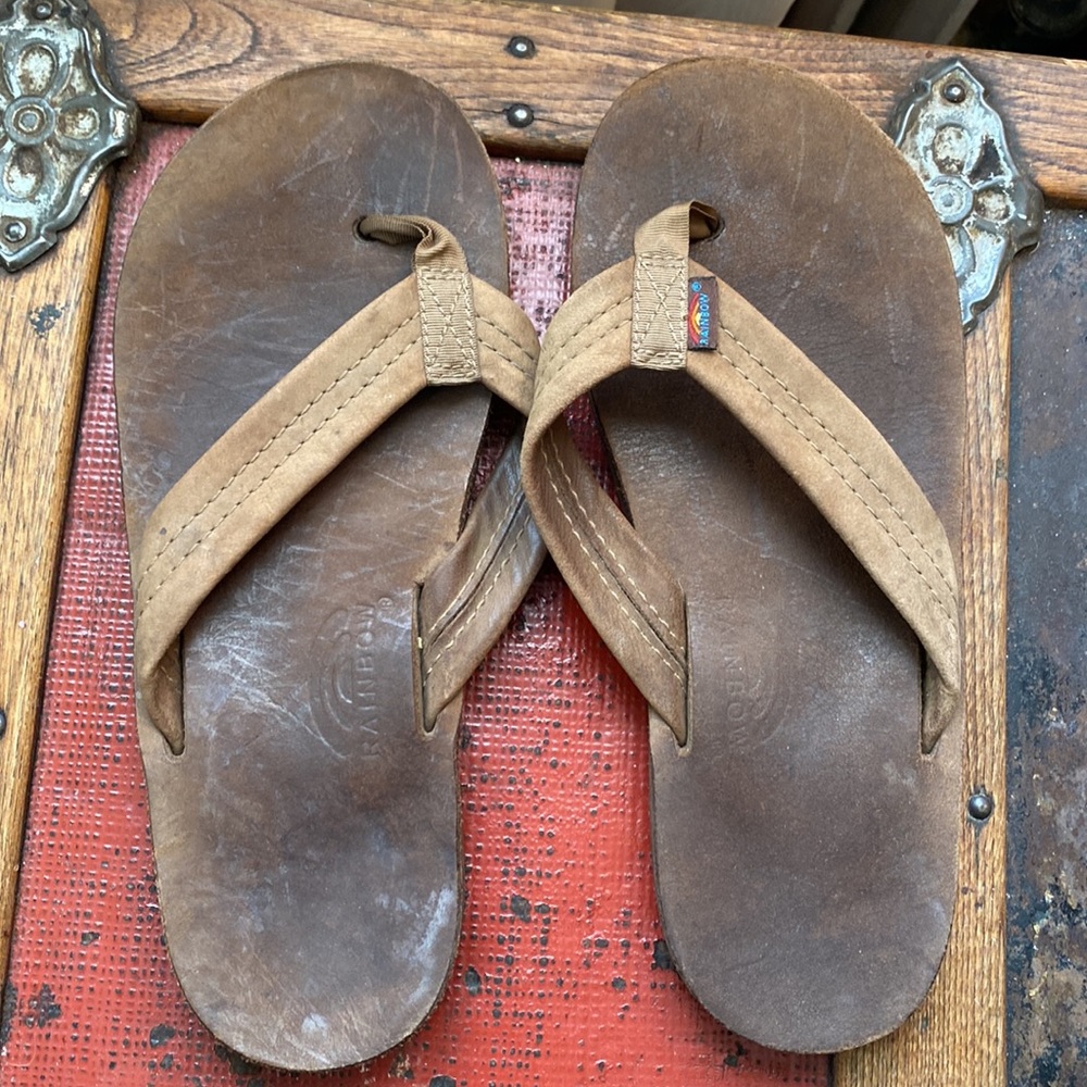 Kids Rainbow Flip Flop Size 2-3 (L: 9 inches) - Picture 5 of 6